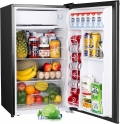 2K+ Bought in Past Month, Original Price: $149, Now: $77, 3.2 Cu.Ft Mini Fridge with Freezer, Single Door Mini Fridge, Dorm Fridge, Adjustable Thermostat, Mini Refrigerator for Bedroom, Office, Dorm, Black-BR321