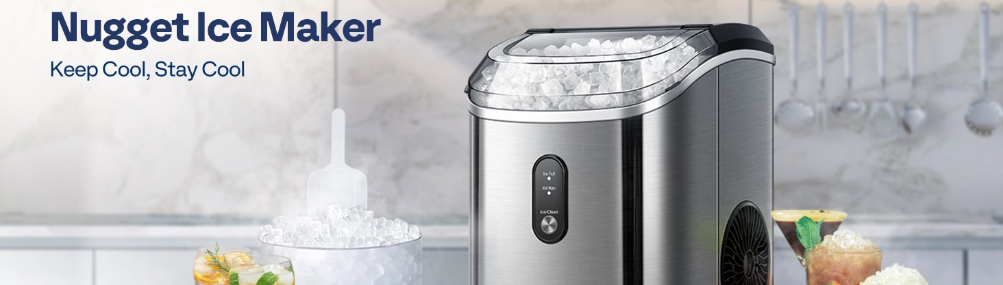 Portable Nugget Ice Cube Maker Machine