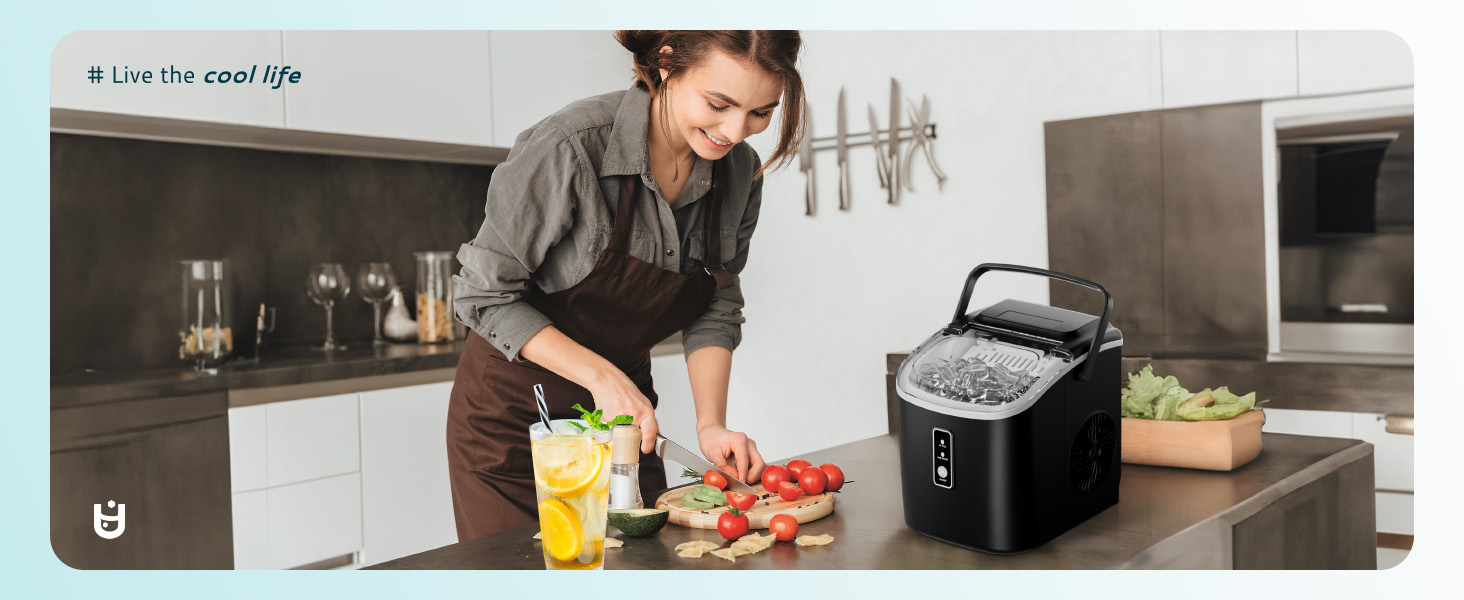 Portable Countertop Ice Maker Machine