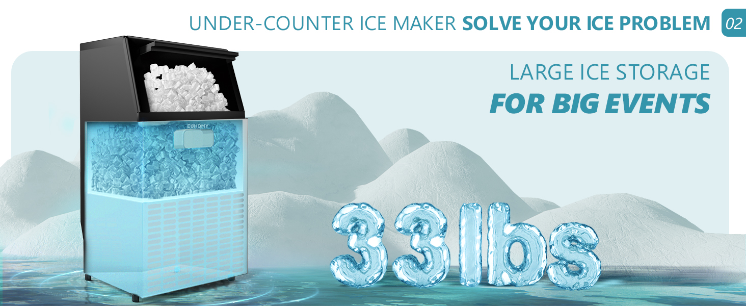 Countertop Nugget  Ice Maker Machine